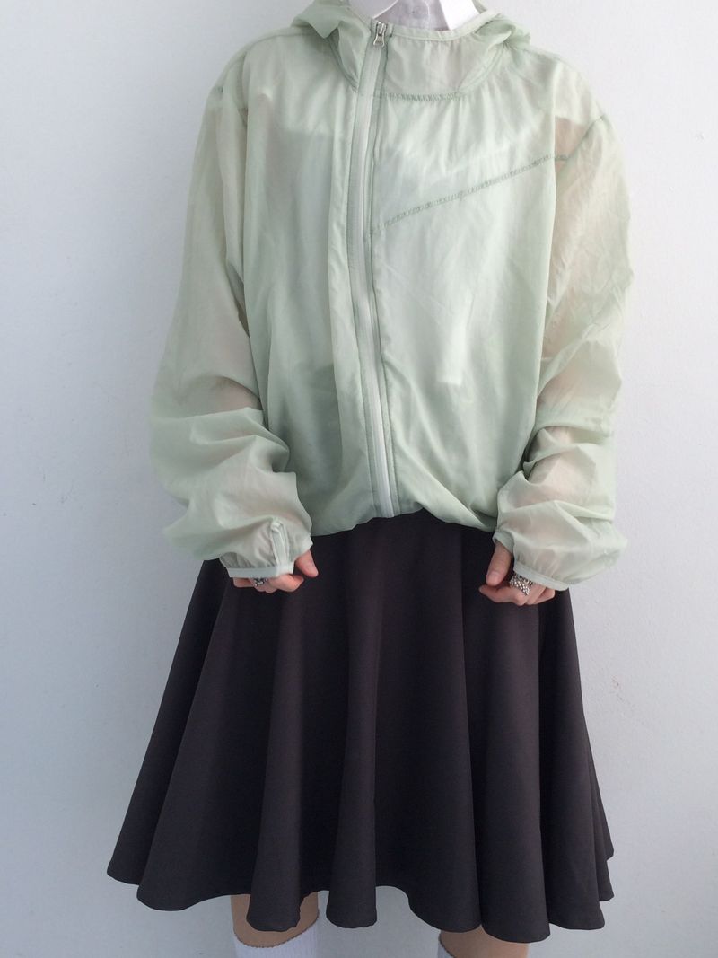 A-line rose flare skirt