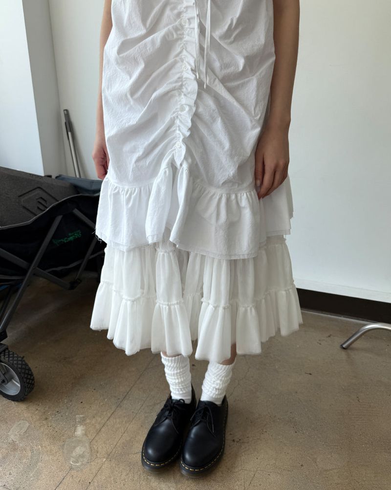 sugar shirring dress