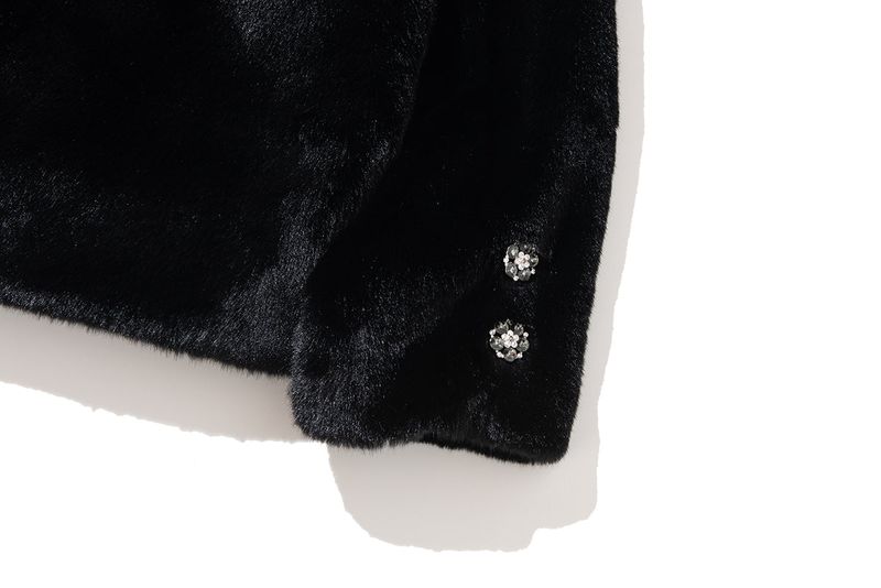 Soft Love Fur Jacket (Black)