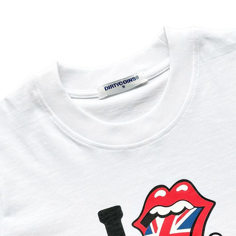 DC x The Rolling Stones Tongue Regular Baby Tee