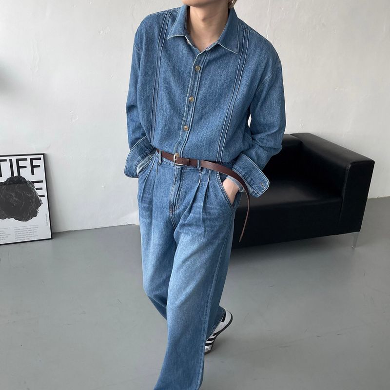 COZINESS（コジネス）の「LE Coleman Denim Long-Sleeved Shirt（Tops）」