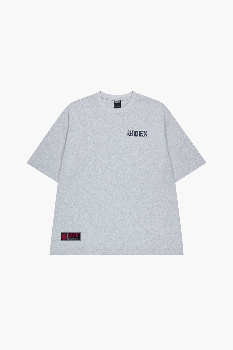 Core Small Logo Giant Fit Short Sleeve Melange White
