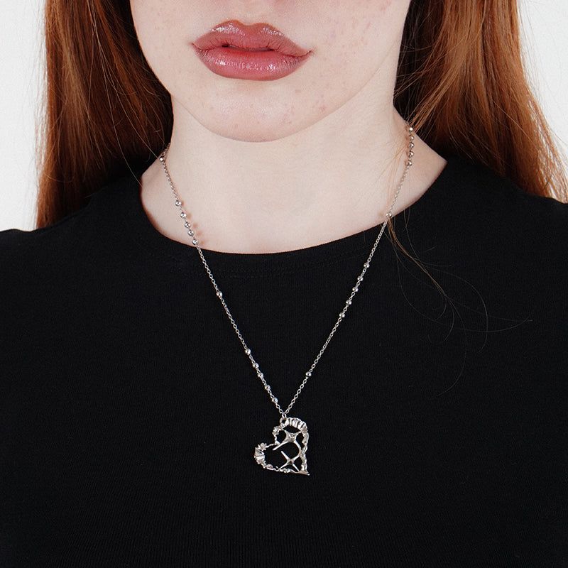 DARING Darling（デアリングダーリン）の「NU HEART BEADSCHAIN NECKLACE（Accessories）」