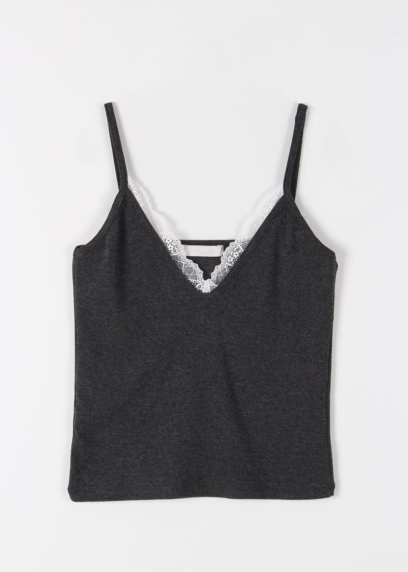 SLIP LACE SLEEVELESS