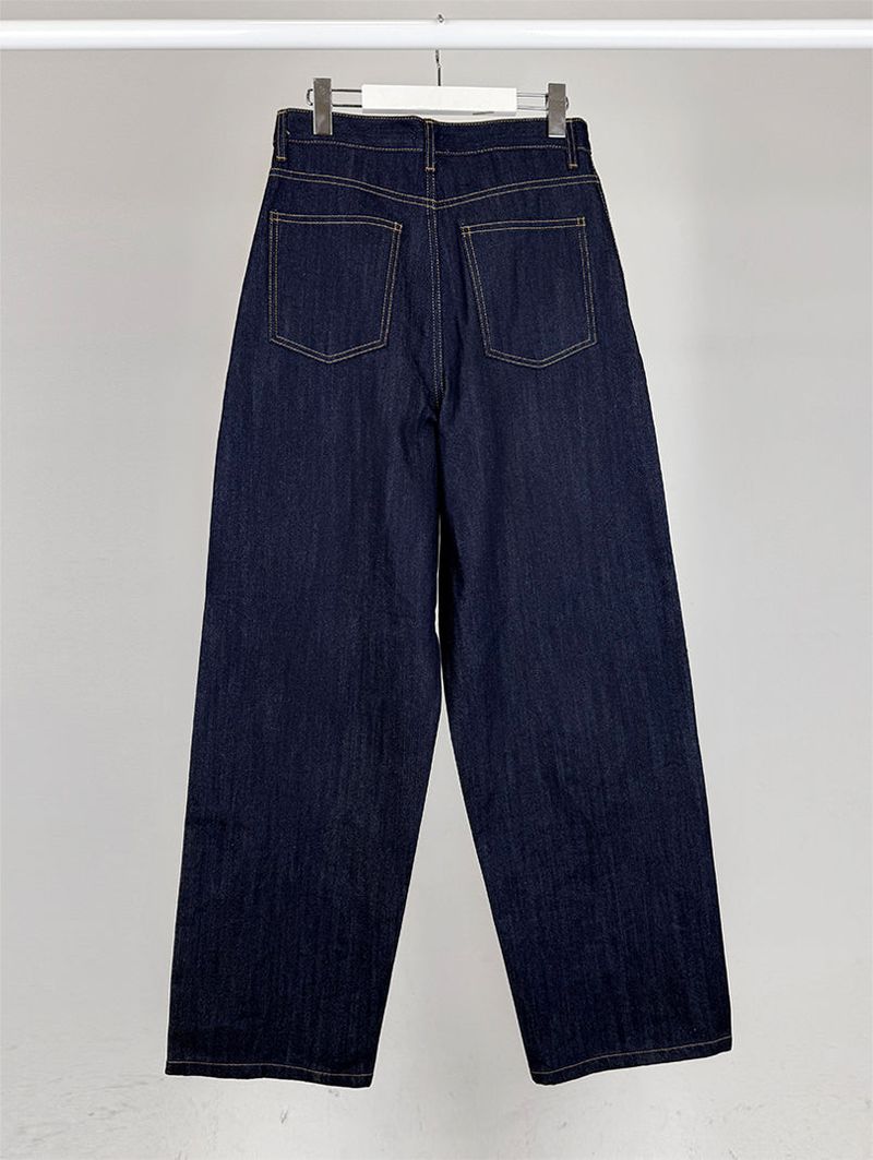 DOUBLE KNEE RAW JEANS (2C)