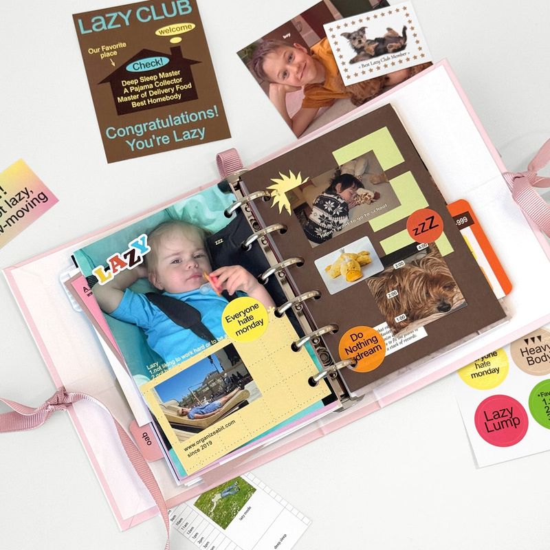 oab lazy pack / scrap sticker set