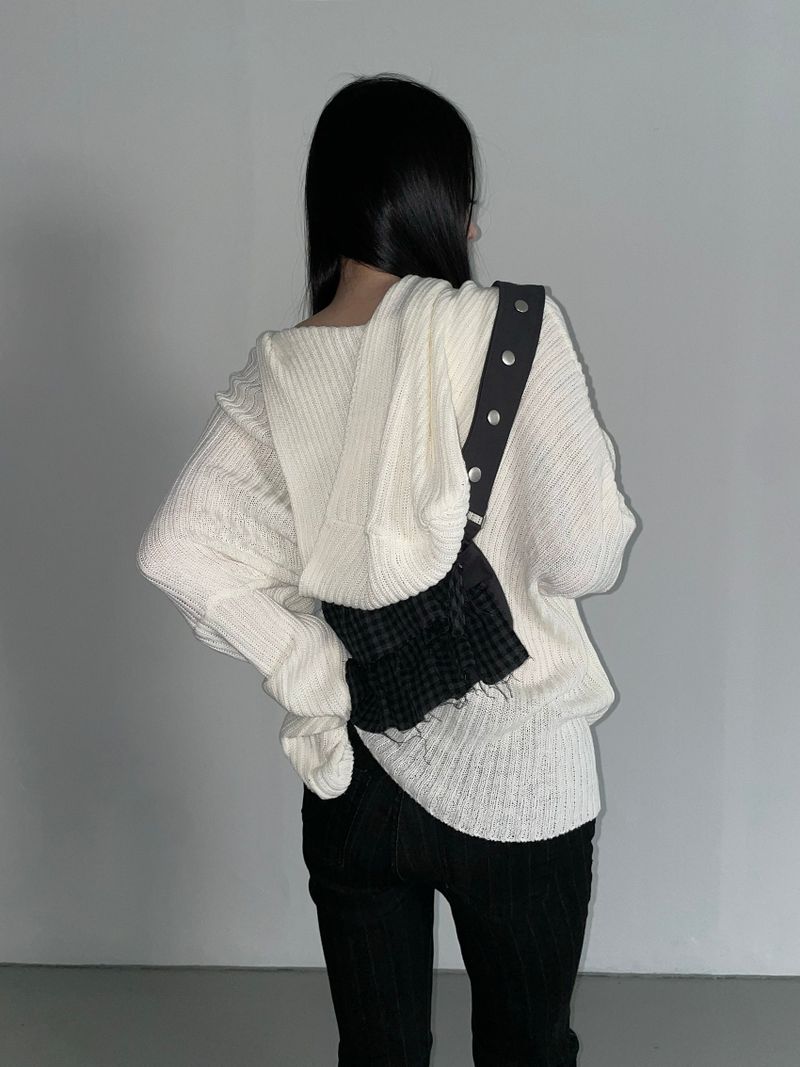 sibooya check belt bag(2 color)