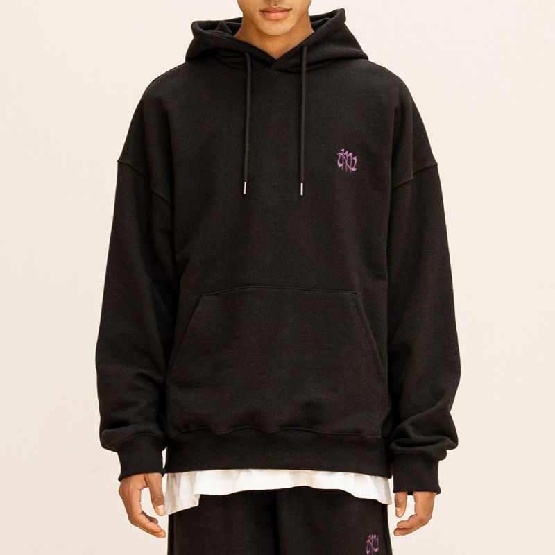 MASSNOUN（マスノウン）の「GRATING EMBLEM OVERSIZED HOODIE（Tops）」