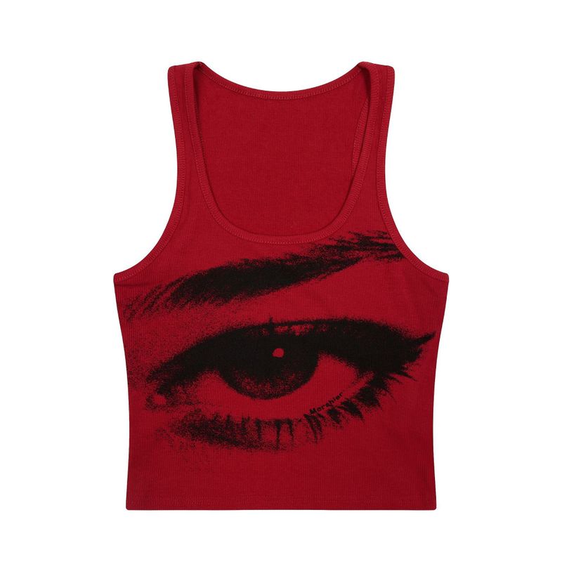 Cozy&Kitsch(コージーアンドキッチ)の「Icon Eye Print Crop Tank Top 233113292(Tops)」
