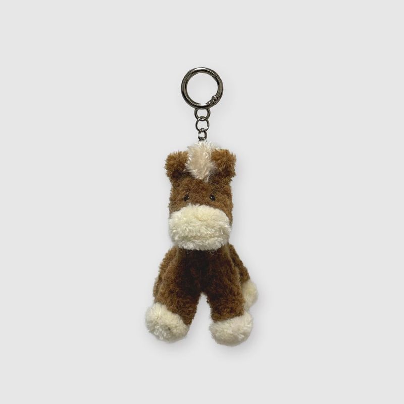 Papimyong（パピミョン）の「[made]ポニーキーリング brown（トイ/キーホルダー）」