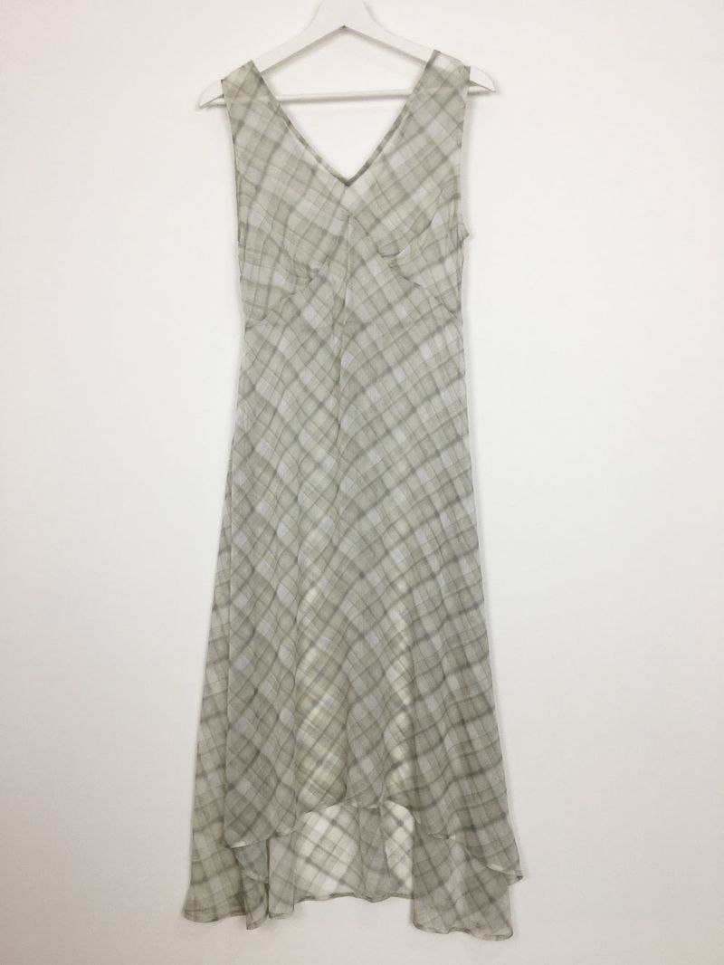 Sheer Check Long One Piece (1color)