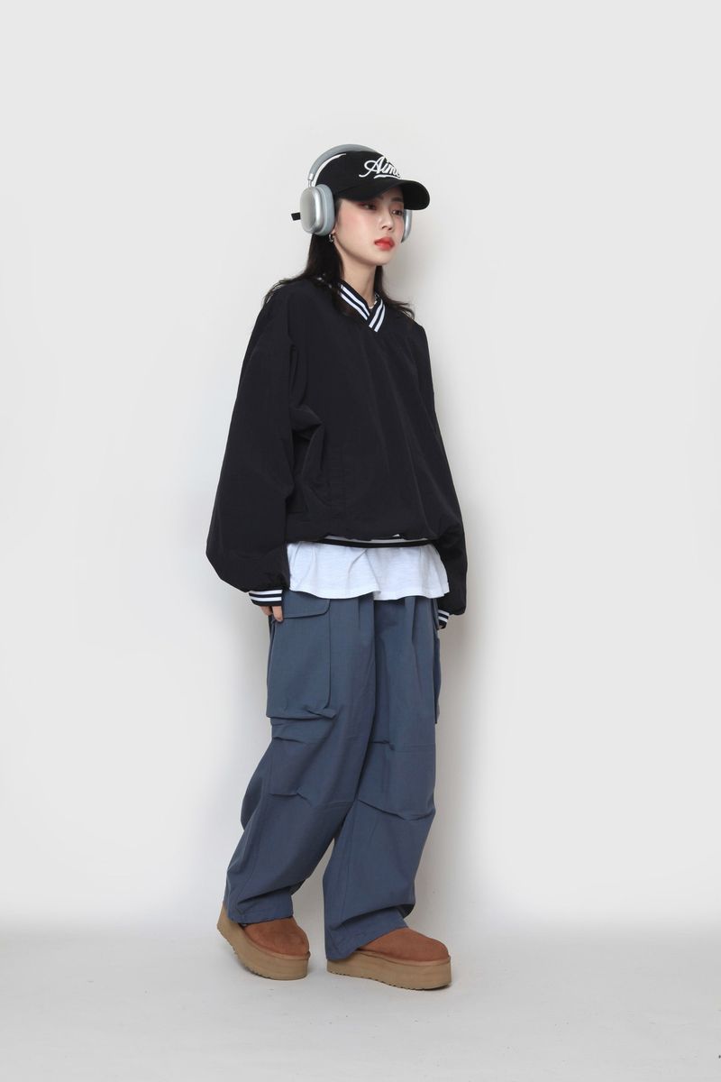 Warm-up line sweatshirt