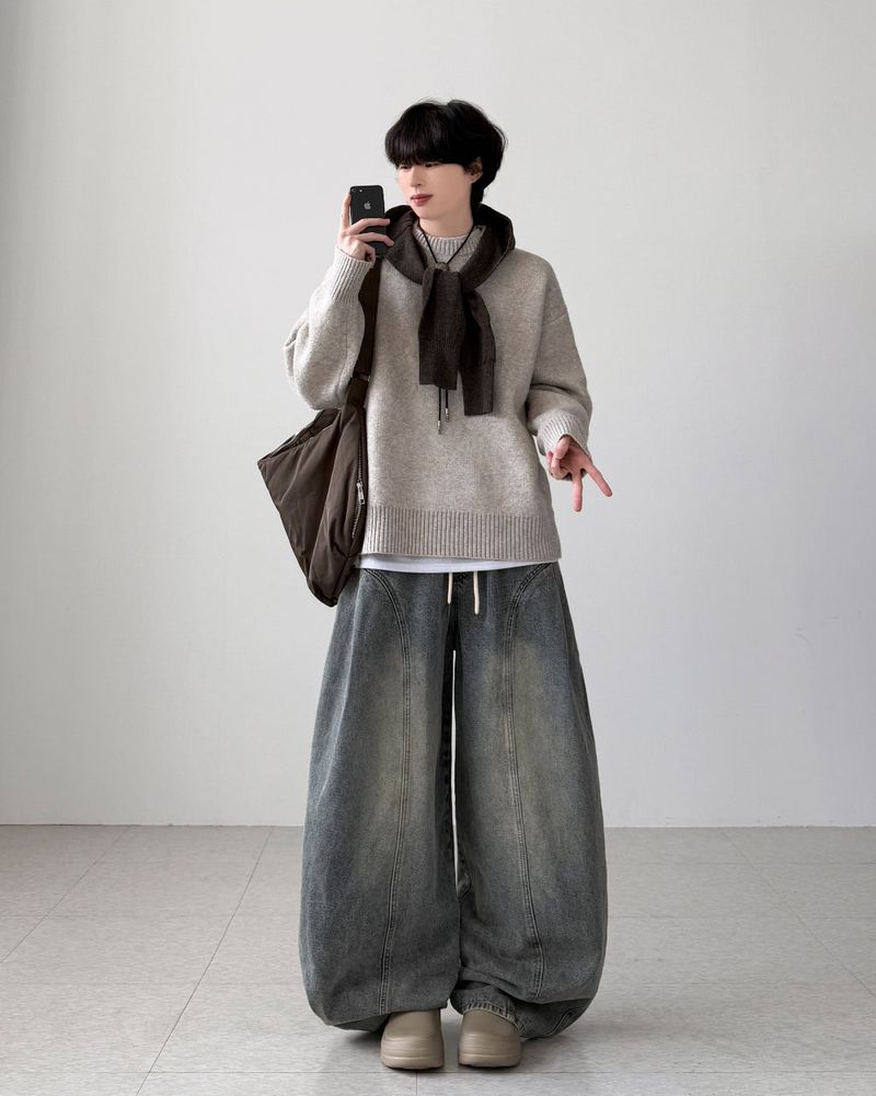 Julie Muffler Hood Knit