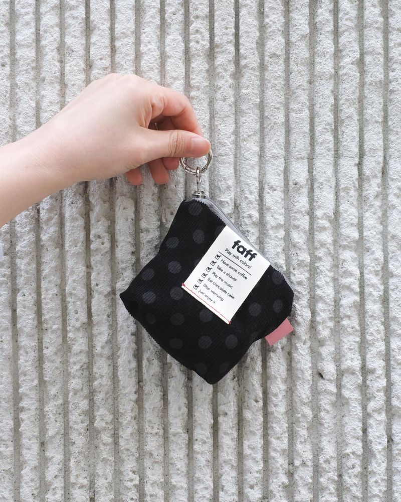 faff Pouch mini Dot Black