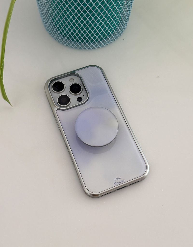 [MADE] IRIS シルバーエポキシ iPhoneケース