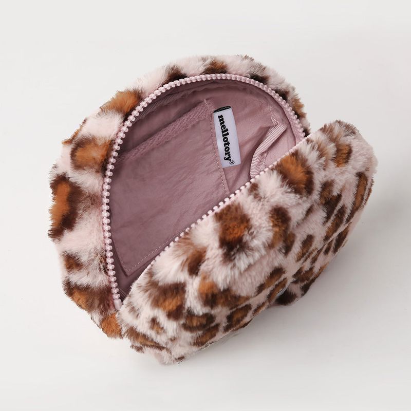 MELLOTORY PATTERN HANDY POUCH (LEOPARD PINK)
