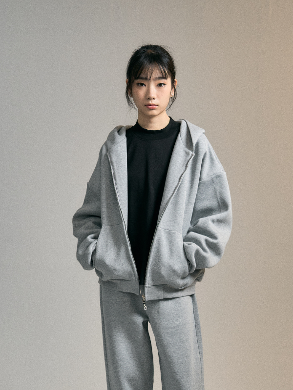 RB14 Cropped Boxy Hoodie Jacket