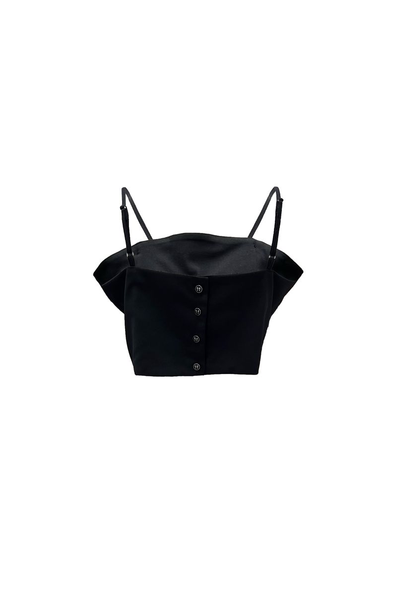 AI RIBBON BUSTIER / BLACK