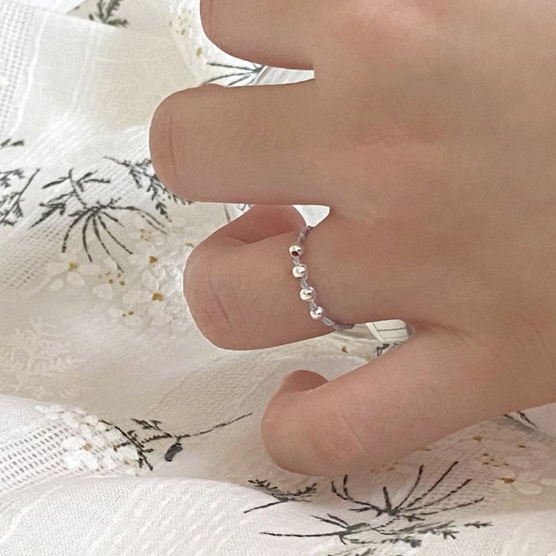 [CCNMADE][BTS V] GOOKHWA Silver Ring (Red)