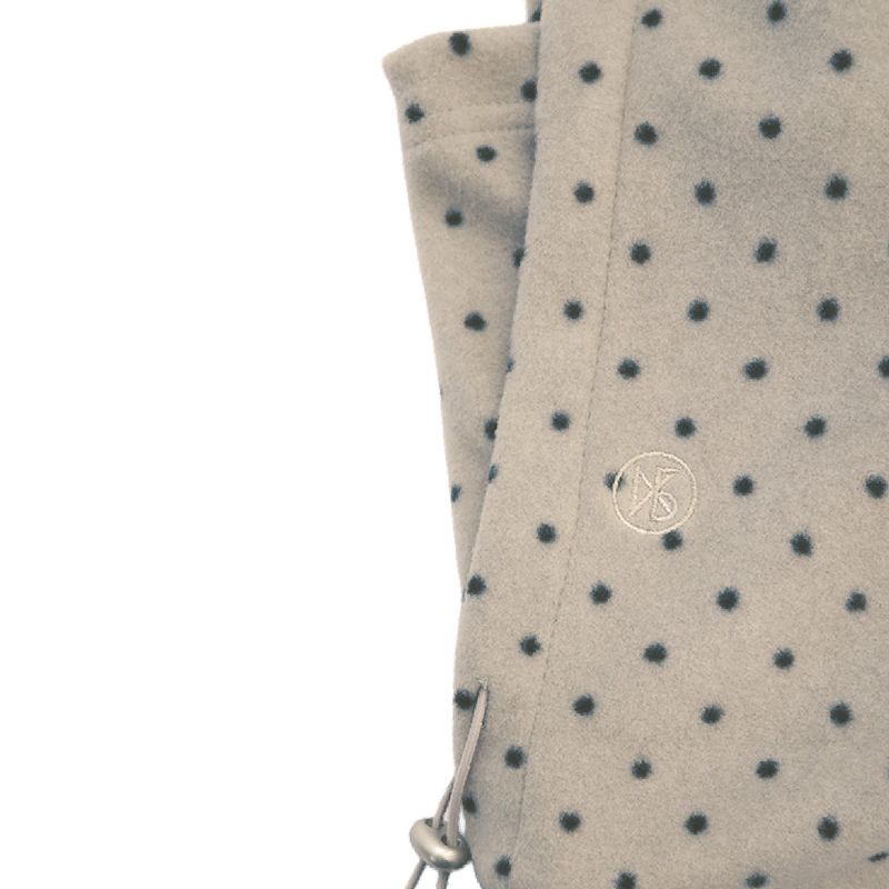 PolarFleece Balaclava (Mini dot grey)