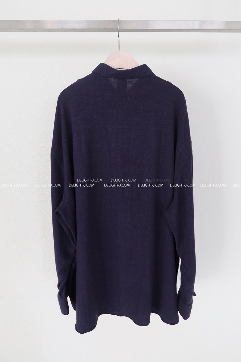 [Unisex] 6カラー オーバーサイズフィット リネンシャツ