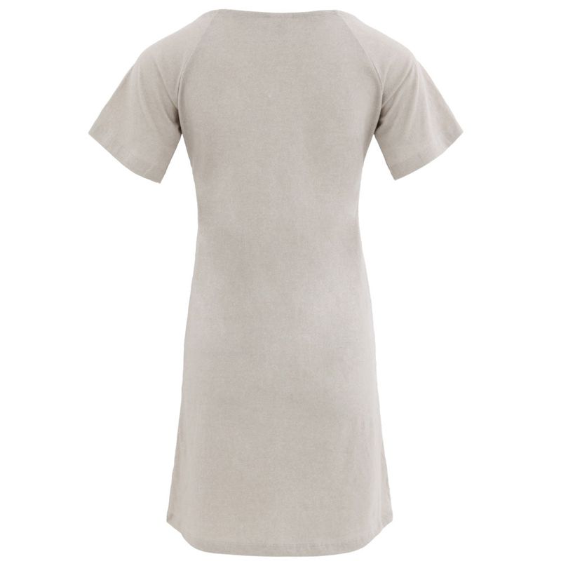 PUFF DRESS IN BEIGE