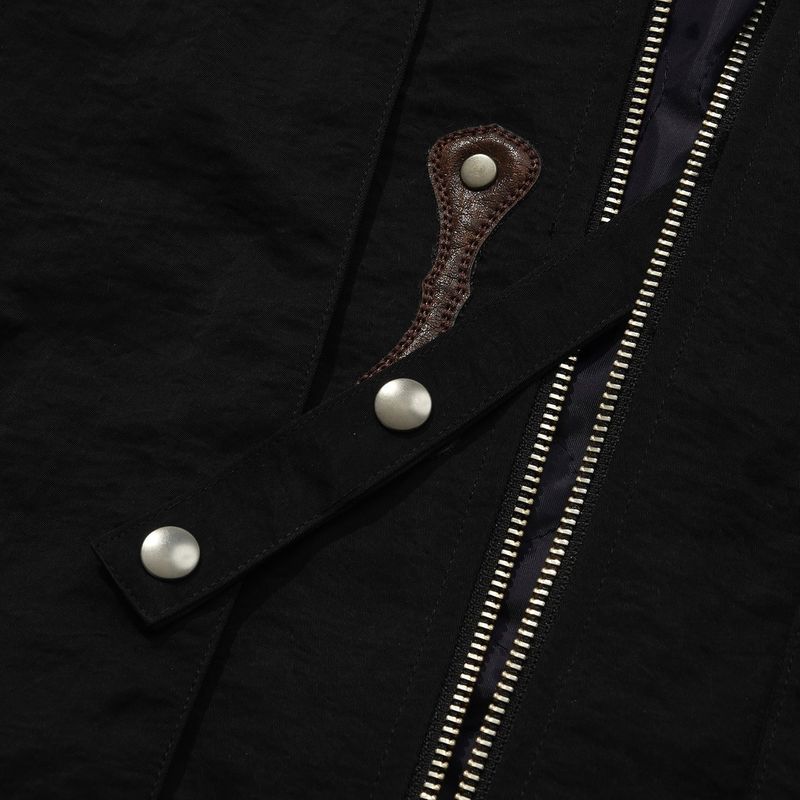 Harrington blouson jacket / Black