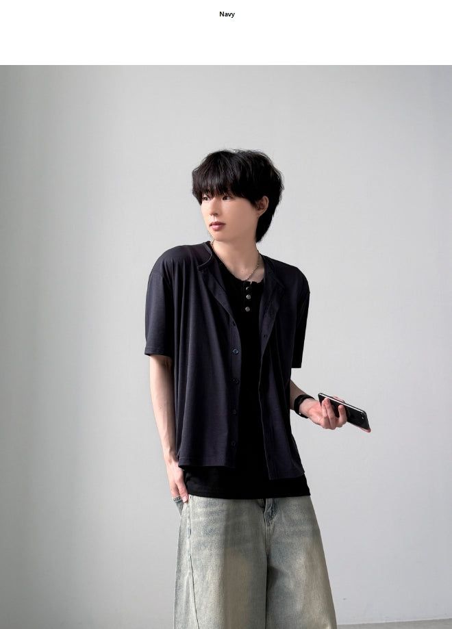 Lina Layered Half Sleeve Cardigan