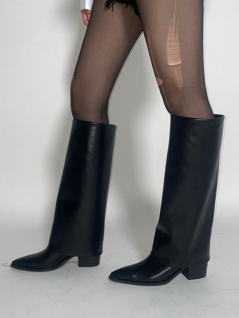 Leg warmer long boots (Black)