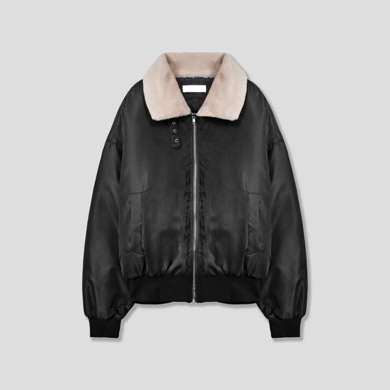 Cropped Aviator Mustang Jacket (2 colors)