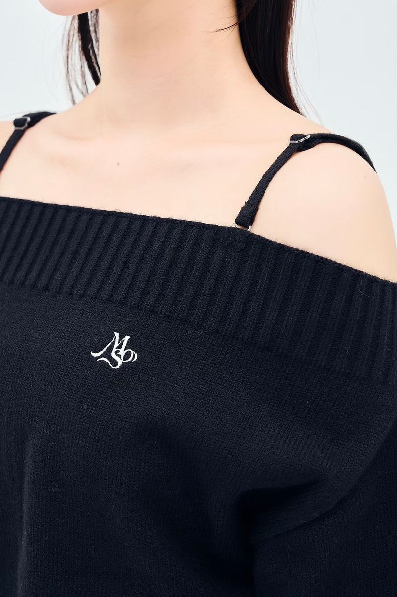 off shoulder knit