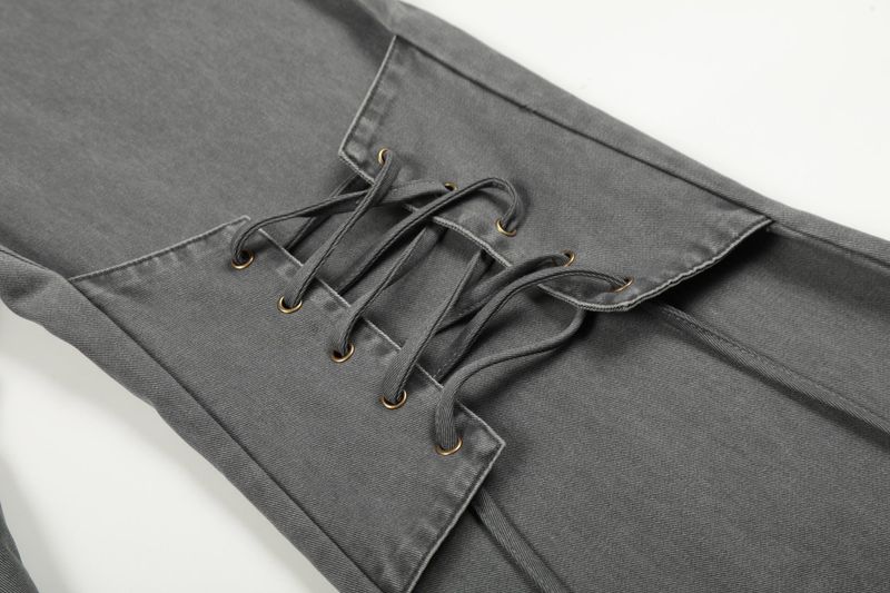 Vena Lace-Up Wide Pants