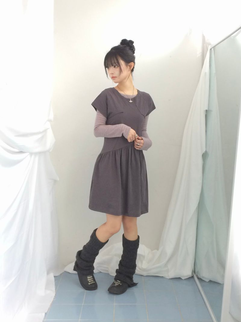 Starline Shirring Dress
