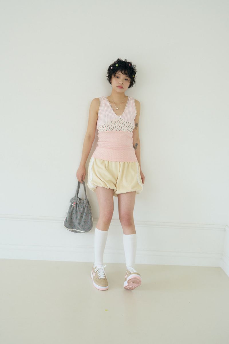 POSY LACE TOP (PINK)