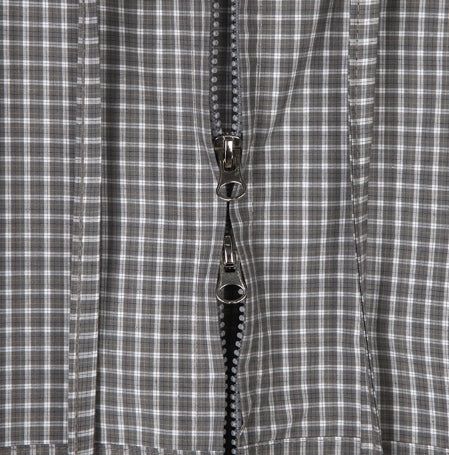 Moa Two Way Check Hood Zip-Up
