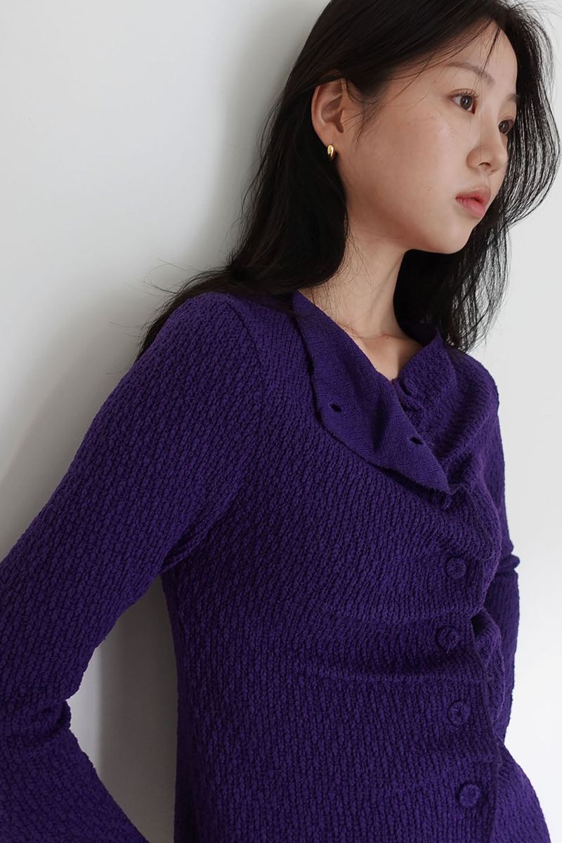 m.o.k（モク）の「perfume knit cardigan (2C)（Tops）」