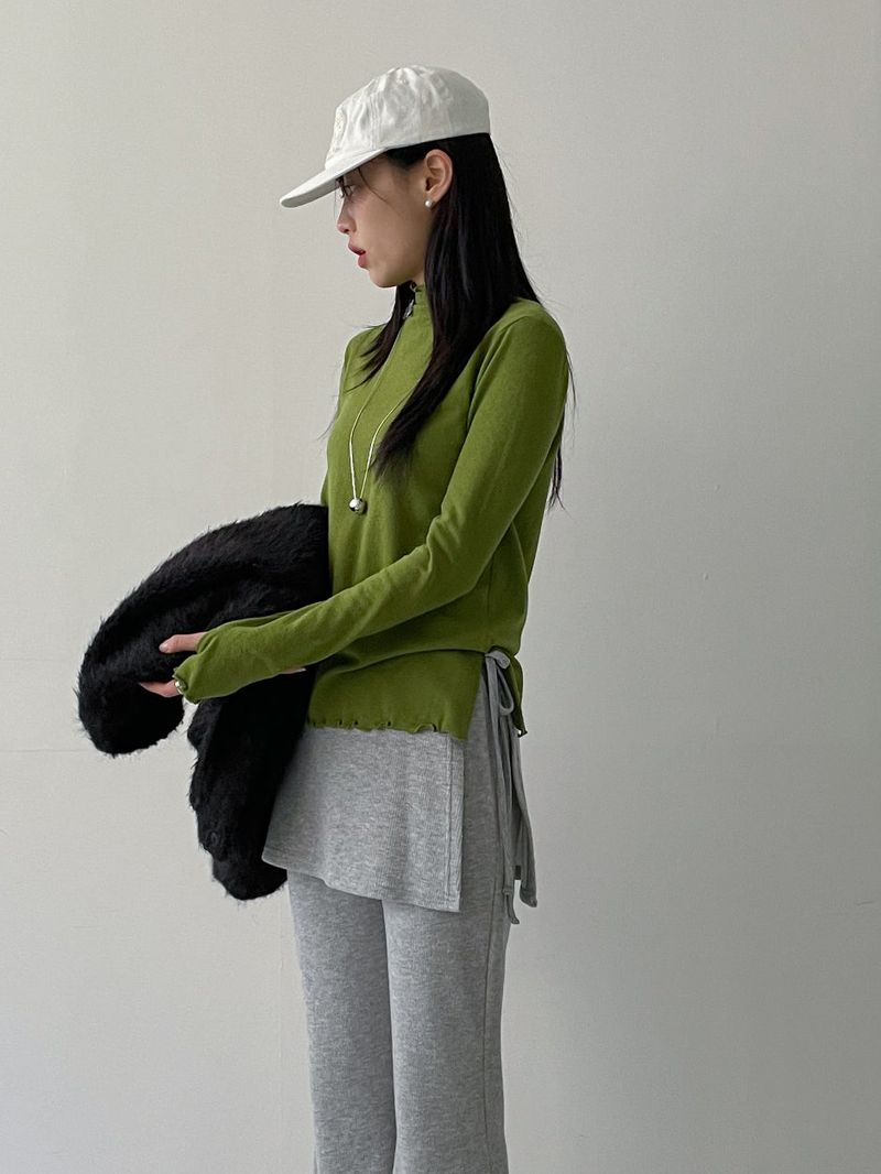 INCHANT ME（インチャントミー）の「[Brushed Lining] Wave Warmer Turtleneck T-Shirt（Tops）」
