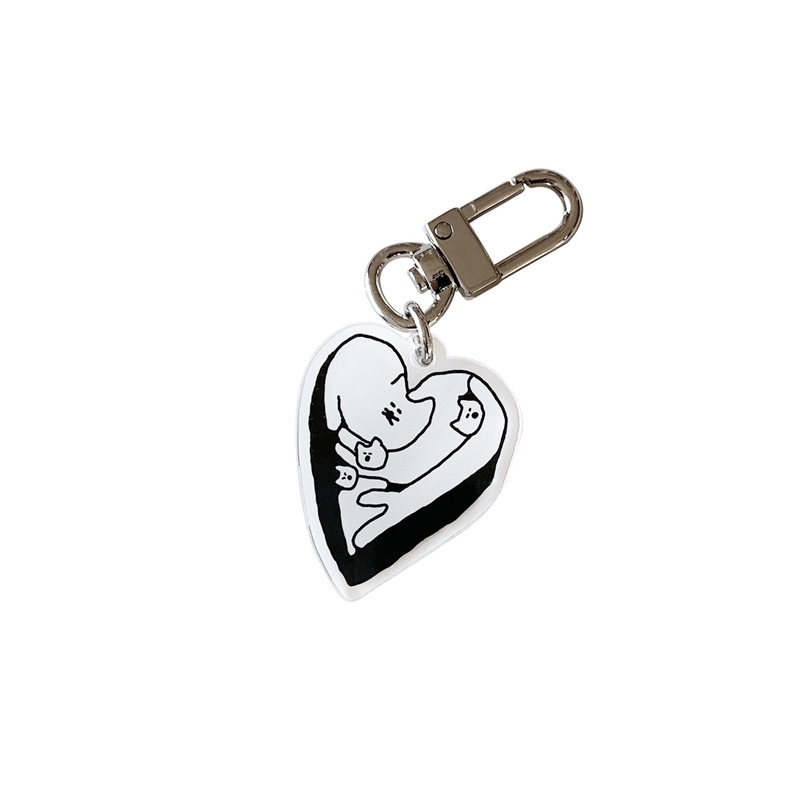 Love Box Cats Key Ring