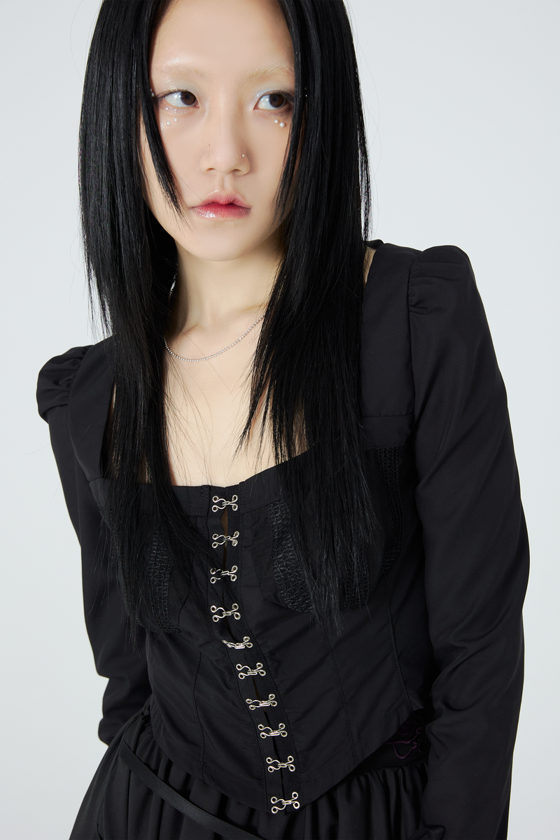 bustier blouse
