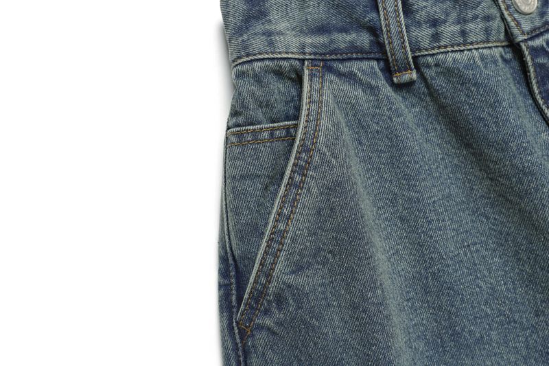 サンド ウォッシング カーゴ デニム ハーフパンツ / Sand Washing Cargo Denim Half Pants