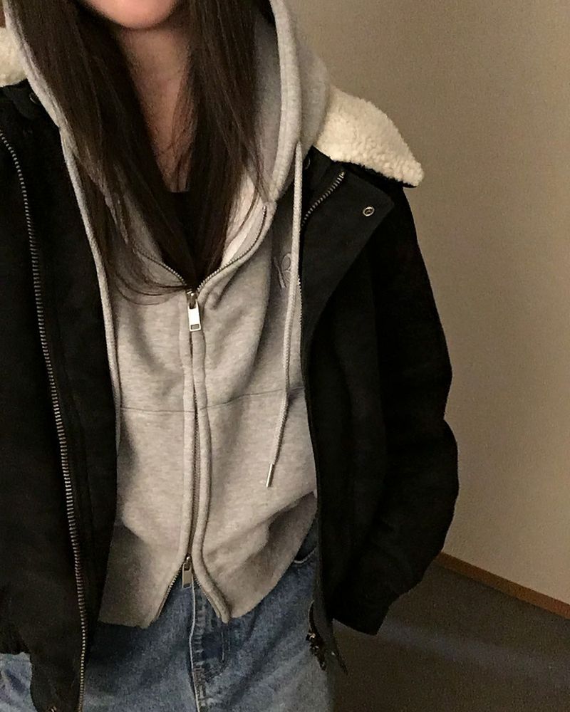 [ORIGINAL] Clump Suede Shearling Mouton Jumper
