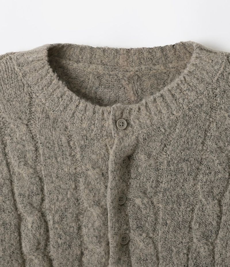 noi round button knit