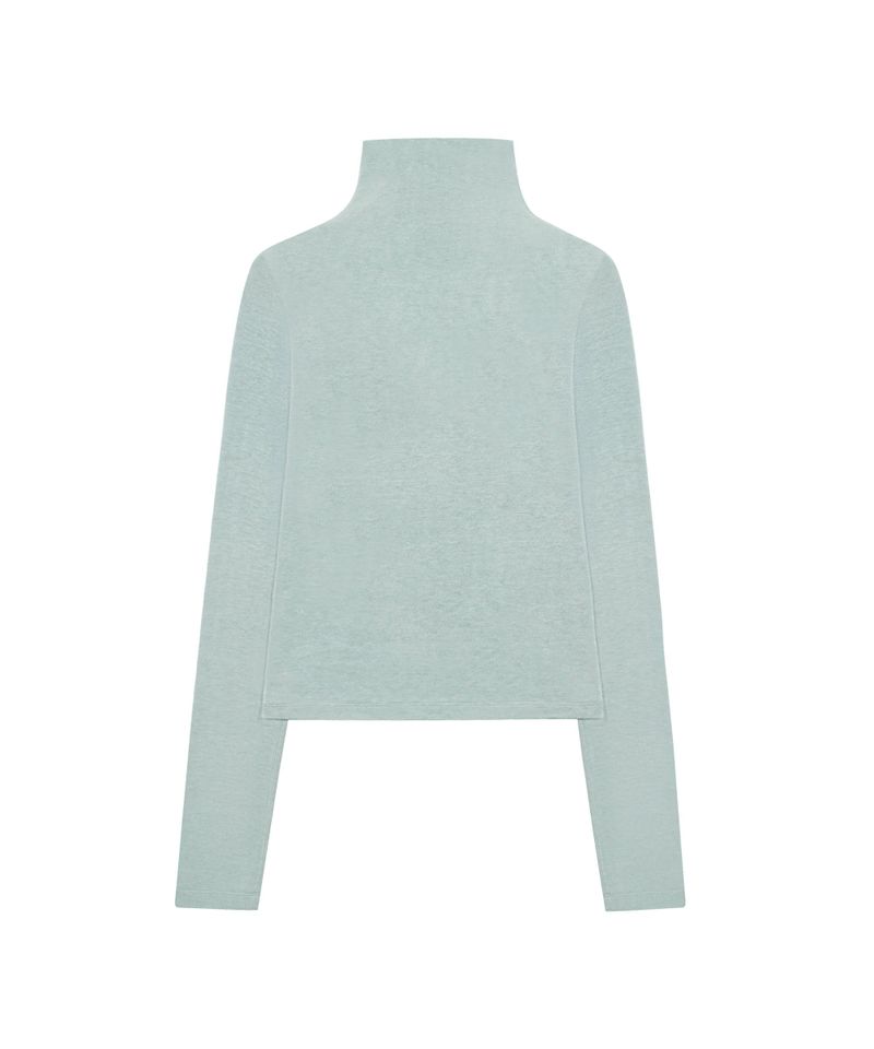 MIRE KEY WOOL HIGH NECK T MINT