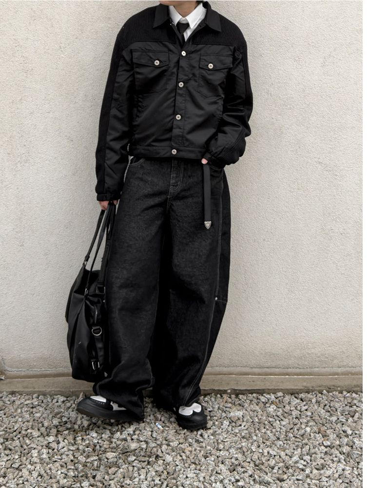 Aki Pin-Dart Non-Fade Denim