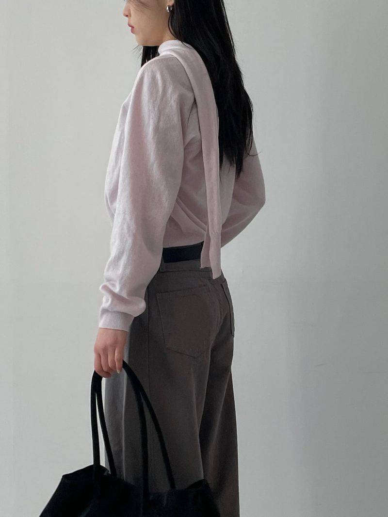 Brick Tie Loose Fit Knit