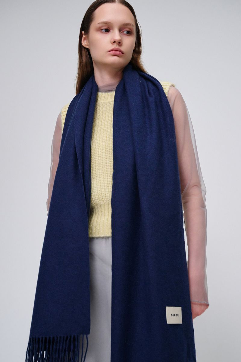 MARIEBEAR muffler_navy
