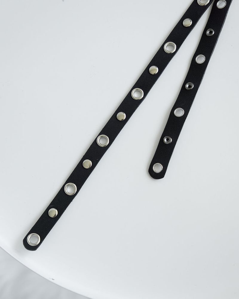 Eyelet long key ring
