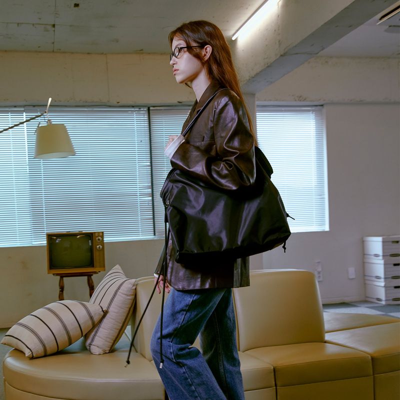 Cozy Big Tote bag (BLACK)