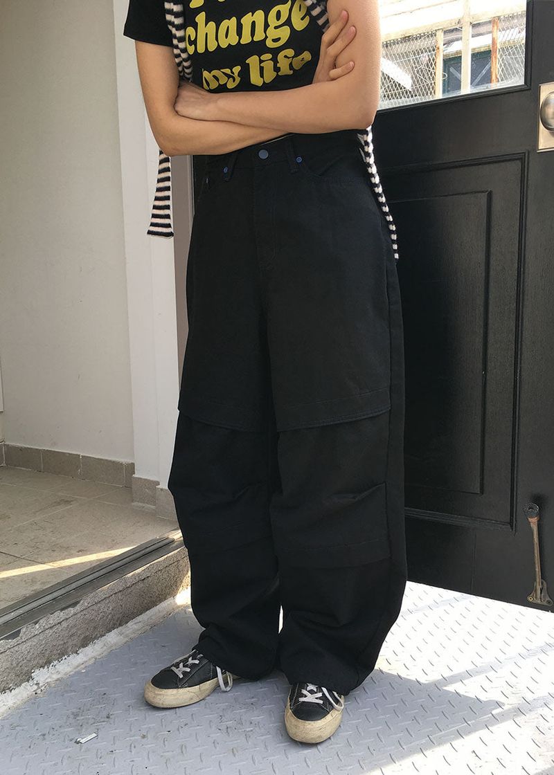 BLUE POINT BLACK PANTS