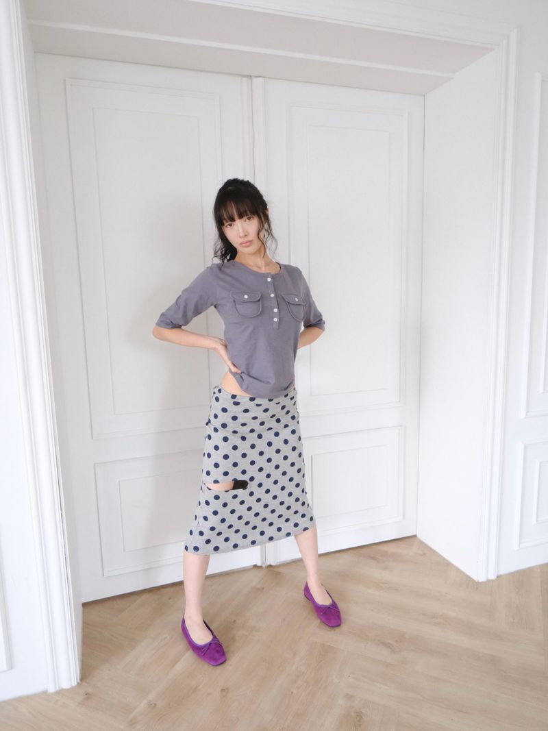 timelineseoul（タイムラインソウル）の「pocket henley neck t（Tops）」
